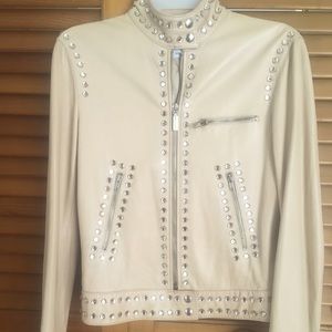 Moschino mouton sheep leather jacket